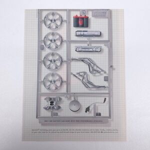 Optima Batteries Performance Car Parts Kit Vintage Print Ad Garage Wall Art Auto